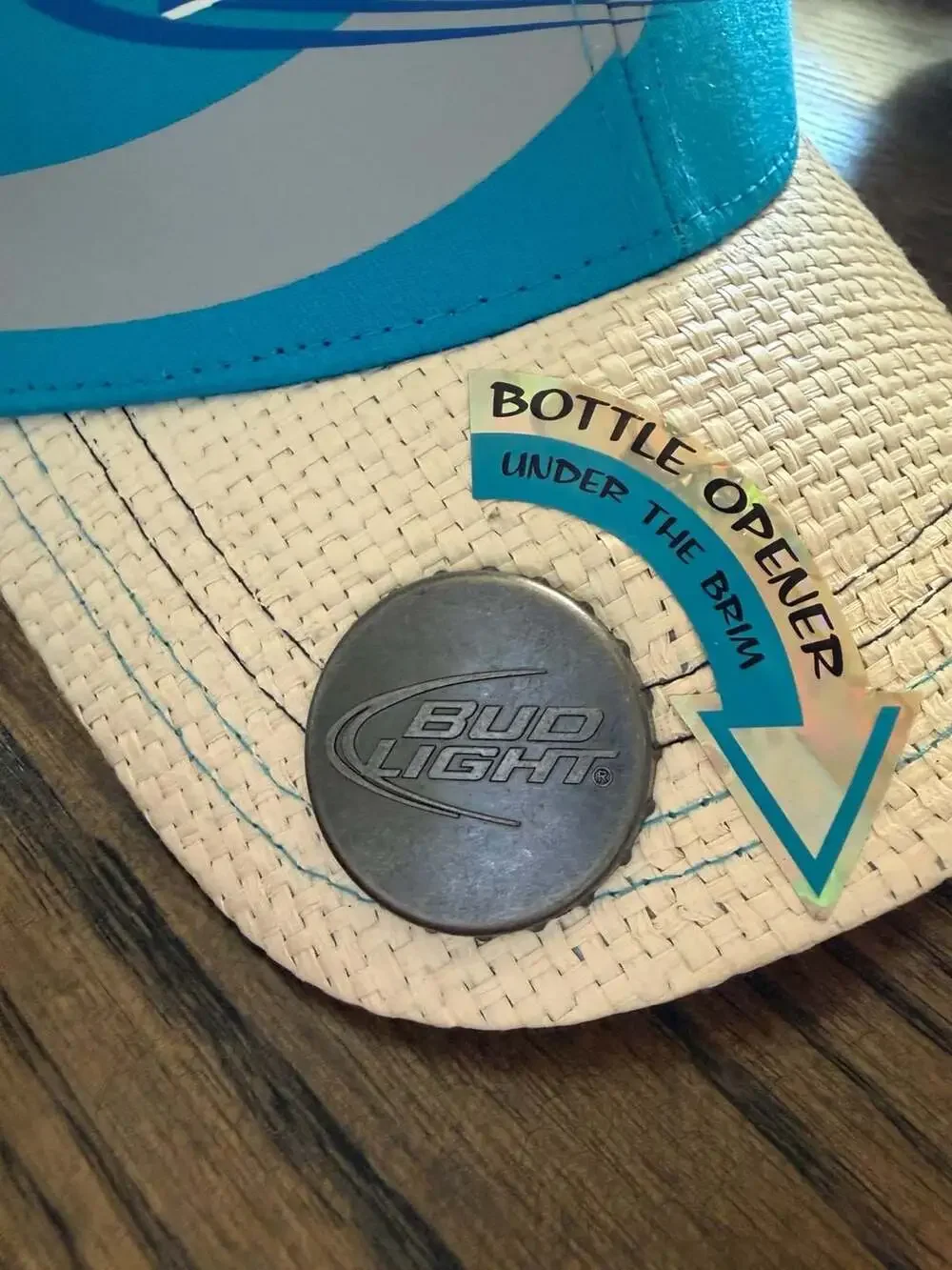 Bud Light 2013 Trucker Hat Built-In Bottle Opener Snapback Beer Cap